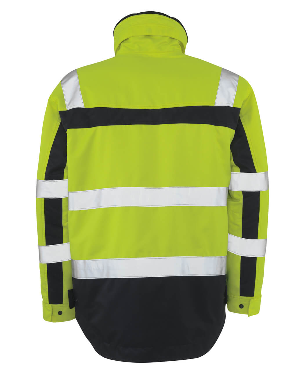 Talvitakki - 07223-880 - hi-vis keltainen/tummansininen