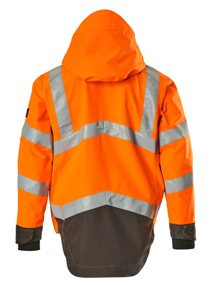 Kuoritakki - 15501-231 - hi-vis oranssi/tumma antrasiitti