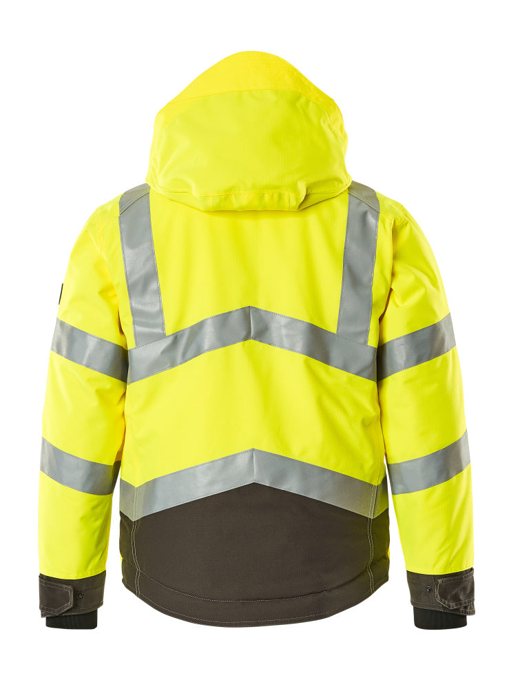 Talvitakki - 15535-231 - hi-vis keltainen/tumma antrasiitti
