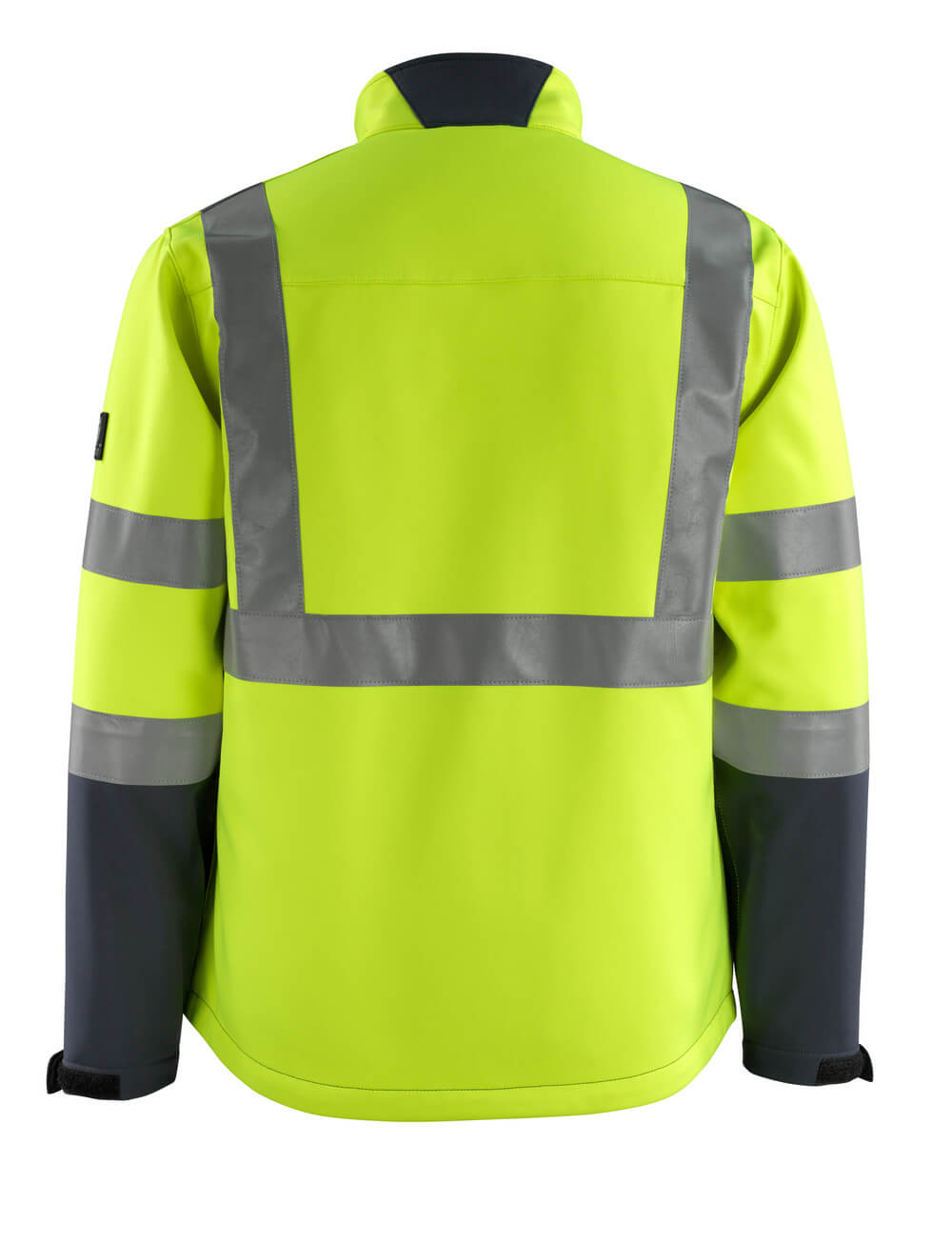 Softshell-takki - 15902-253 - hi-vis keltainen/tumma laivastonsininen