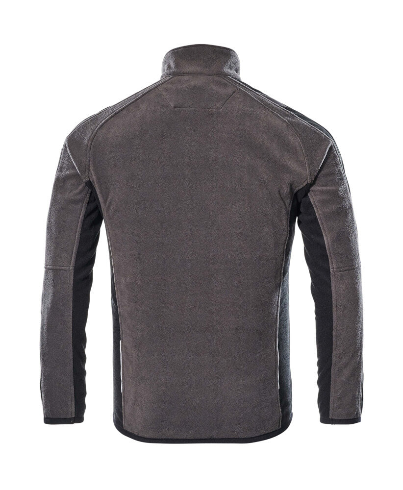 Fleece Takki - 16003-302 - tumma antrasiitti/musta