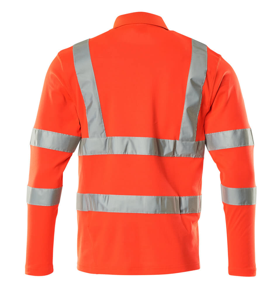 Pikeepaita, pitkähihainen - 18283-995 - hi-vis punainen