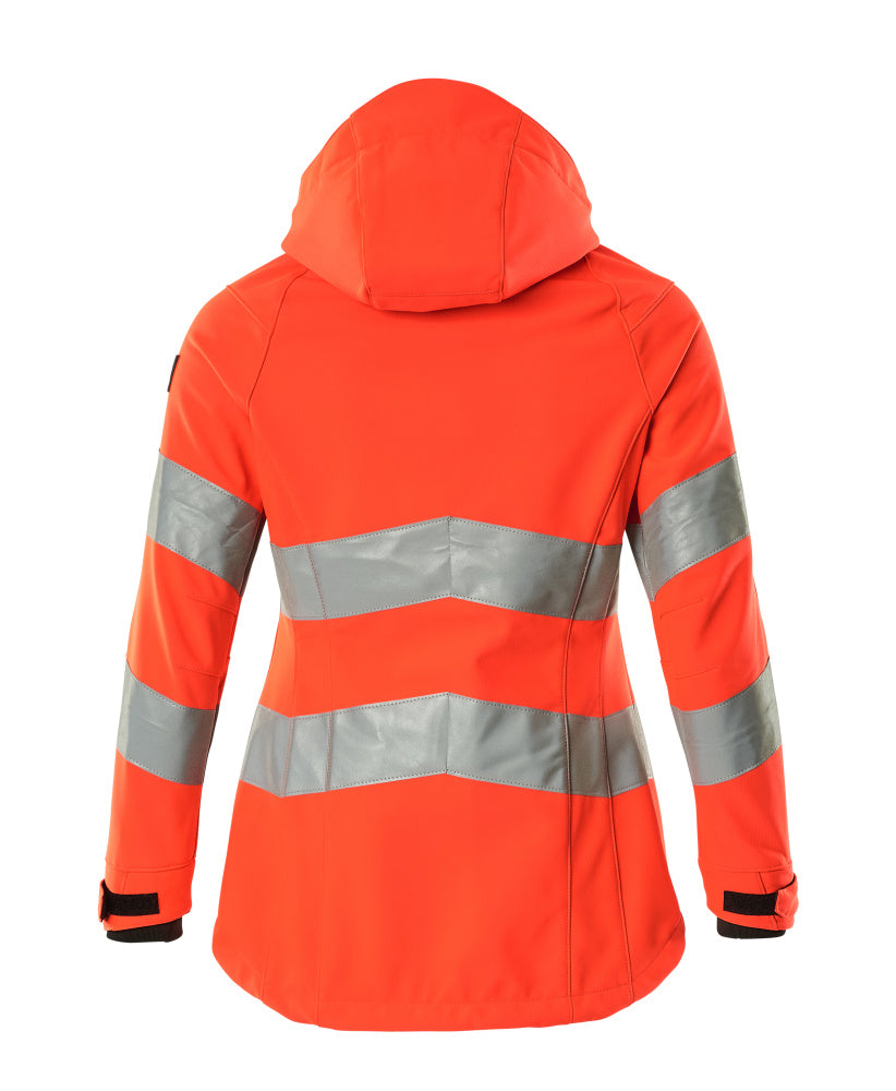Softshell-takki - 18512-246 - hi-vis punainen