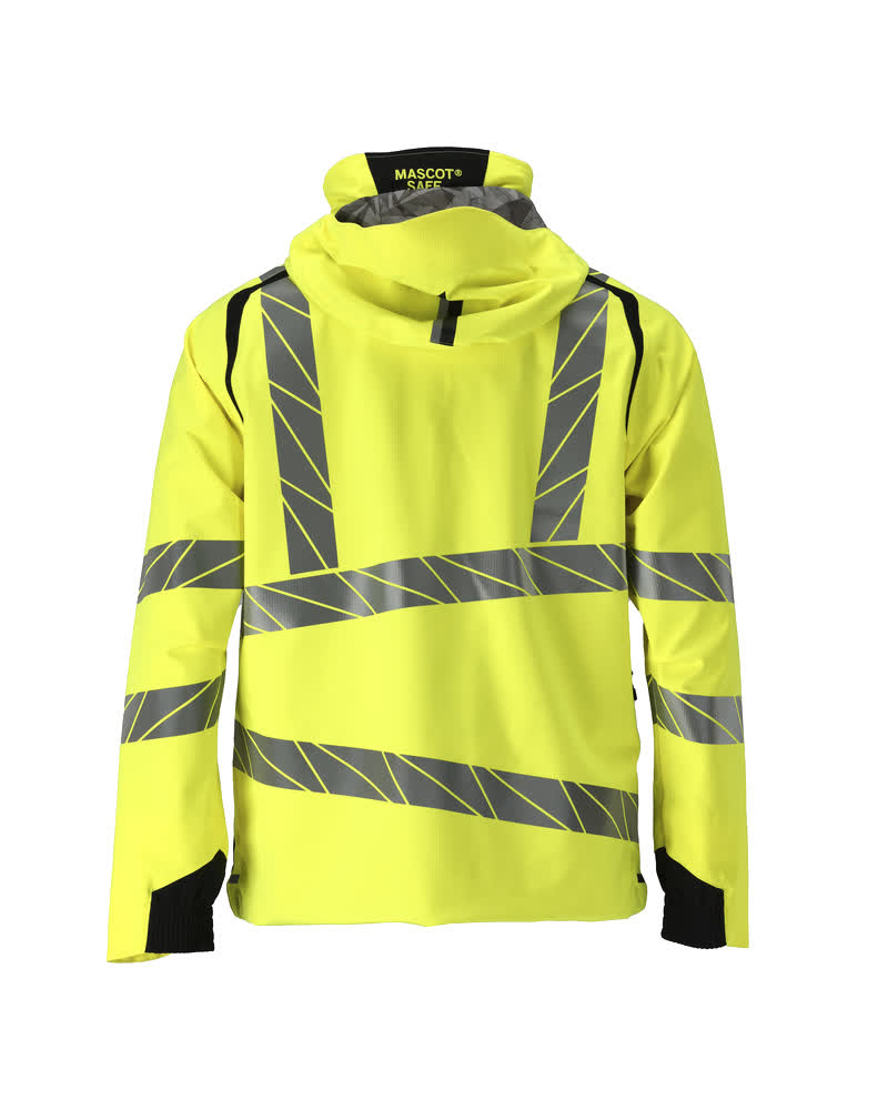 Kuoritakki - 19001-449 - hi-vis keltainen/musta
