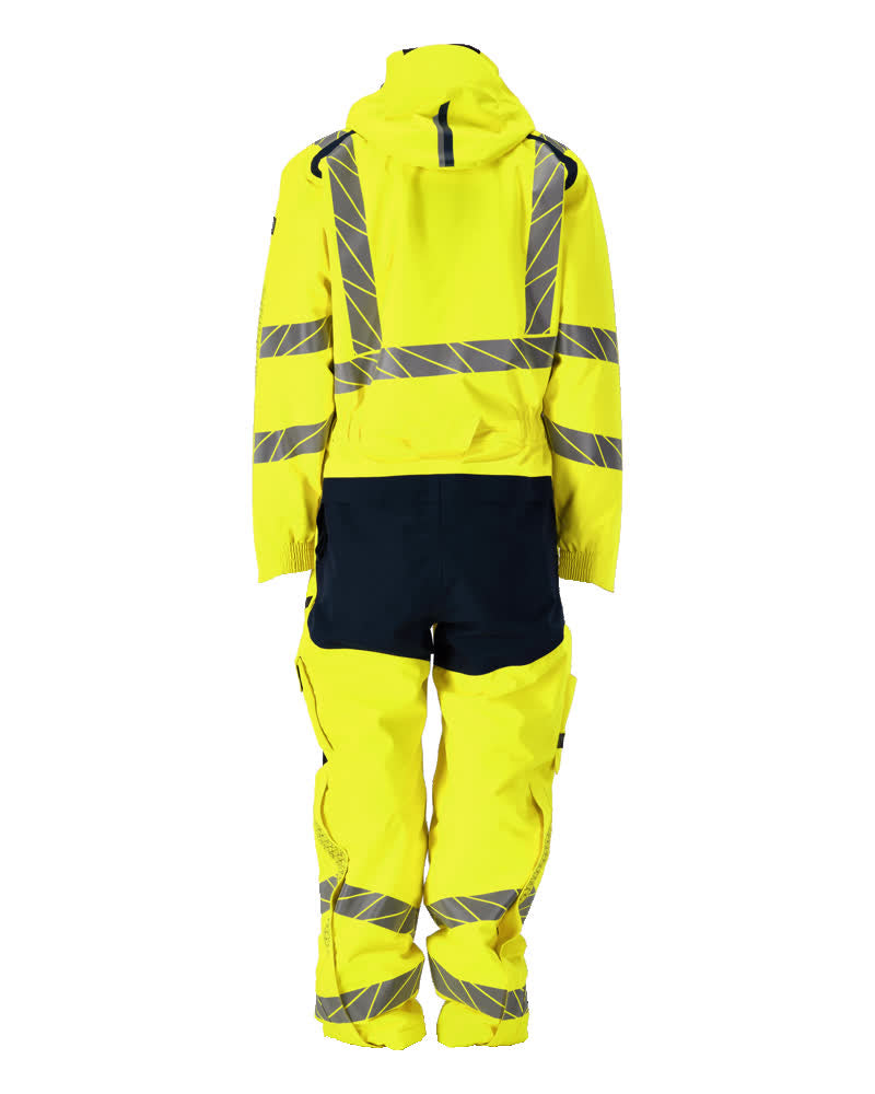 Talviumpipuku - 19019-449 - hi-vis keltainen/tumma laivastonsininen