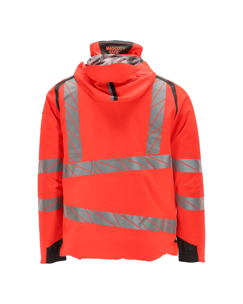 Talvitakki - 19035-449 - hi-vis punainen/tumma antrasiitti