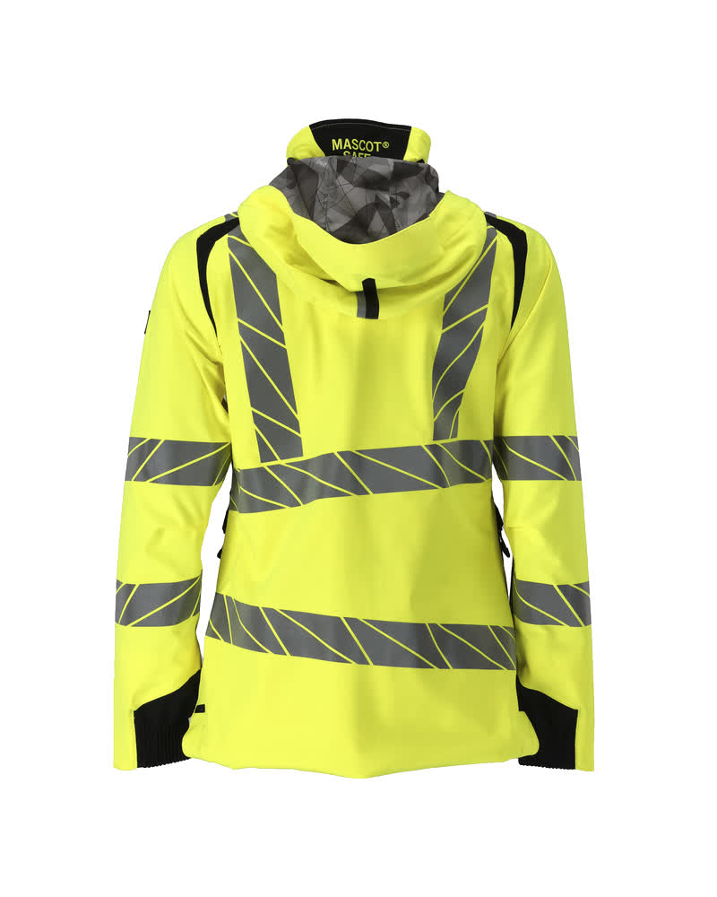 Talvitakki - 19045-449 - hi-vis keltainen/musta