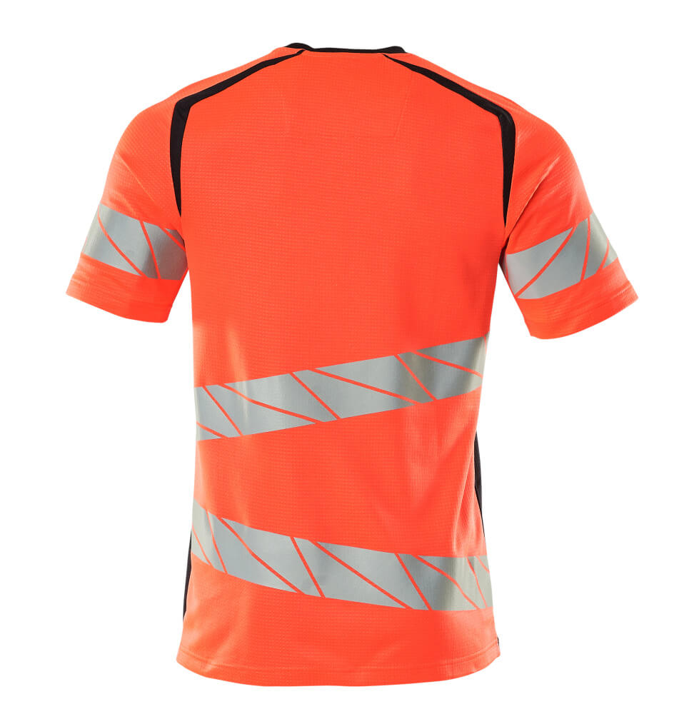 T-Paita - 19082-771 - hi-vis punainen/syvä tummansininen