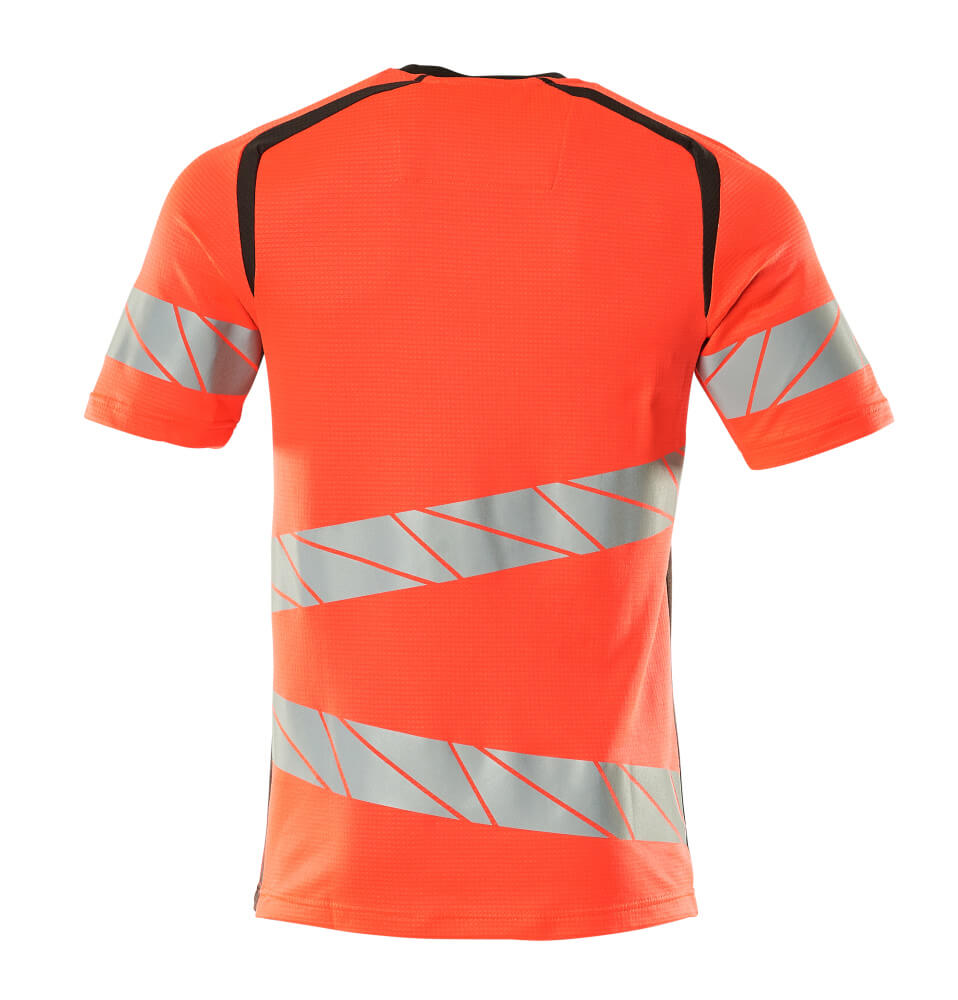 T-Paita - 19082-771 - hi-vis punainen/tumma antrasiitti
