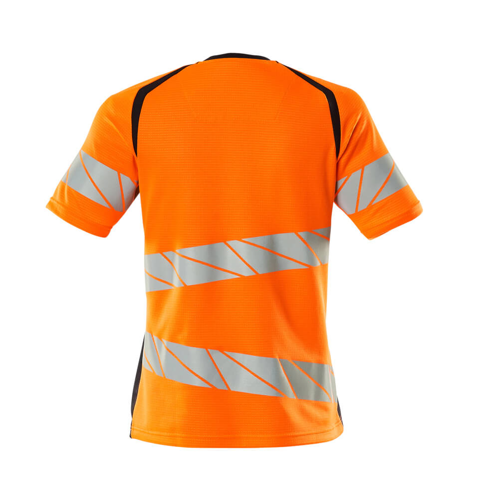T-Paita - 19092-771 - hi-vis oranssi/tumma laivastonsininen