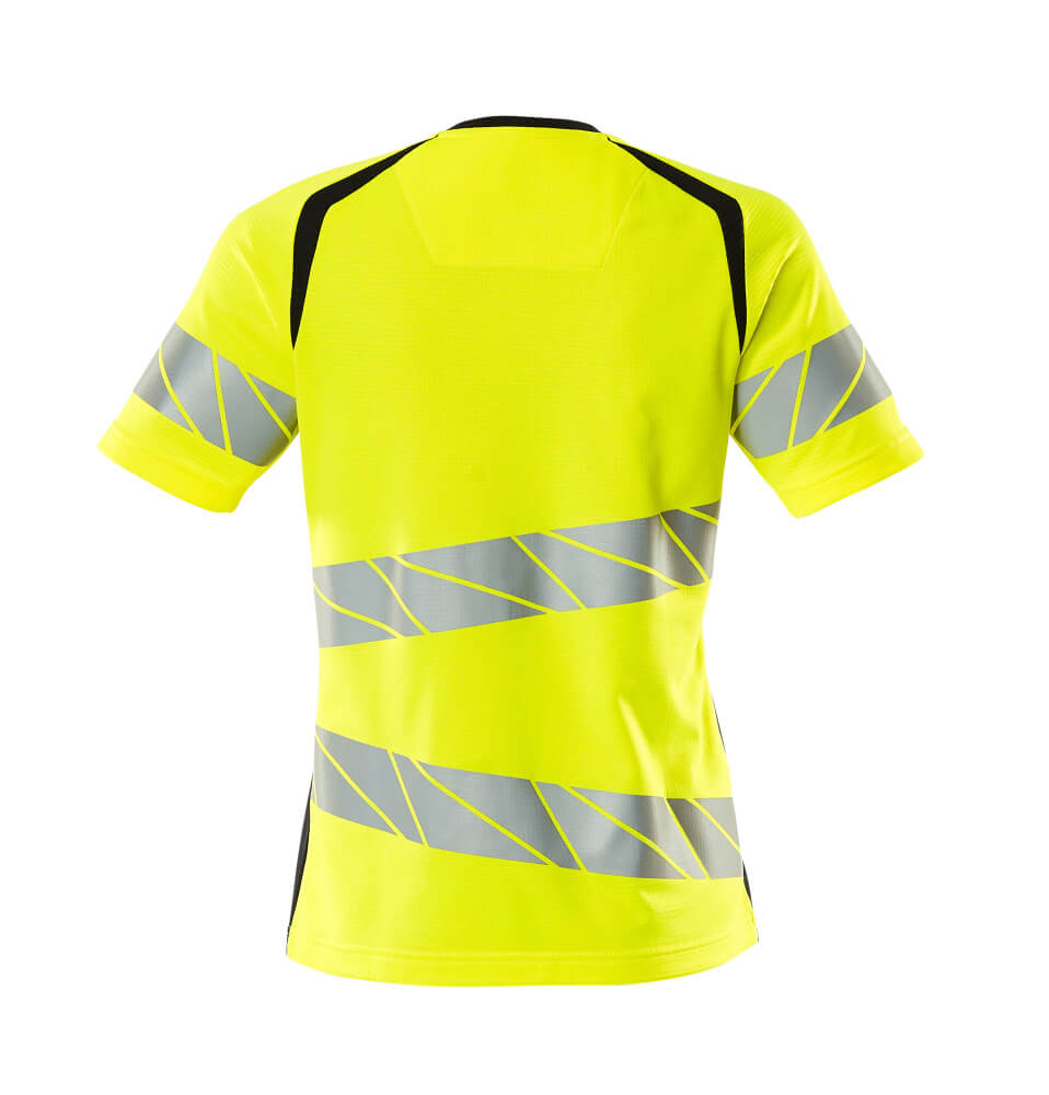T-Paita - 19092-771 - hi-vis keltainen/tumma laivastonsininen
