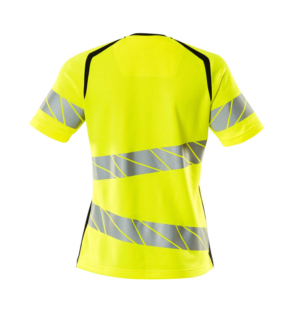 T-Paita - 19092-771 - hi-vis keltainen/musta