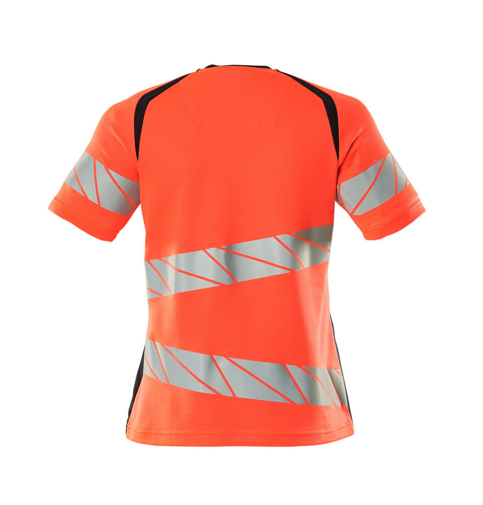 T-Paita - 19092-771 - hi-vis punainen/syvä tummansininen
