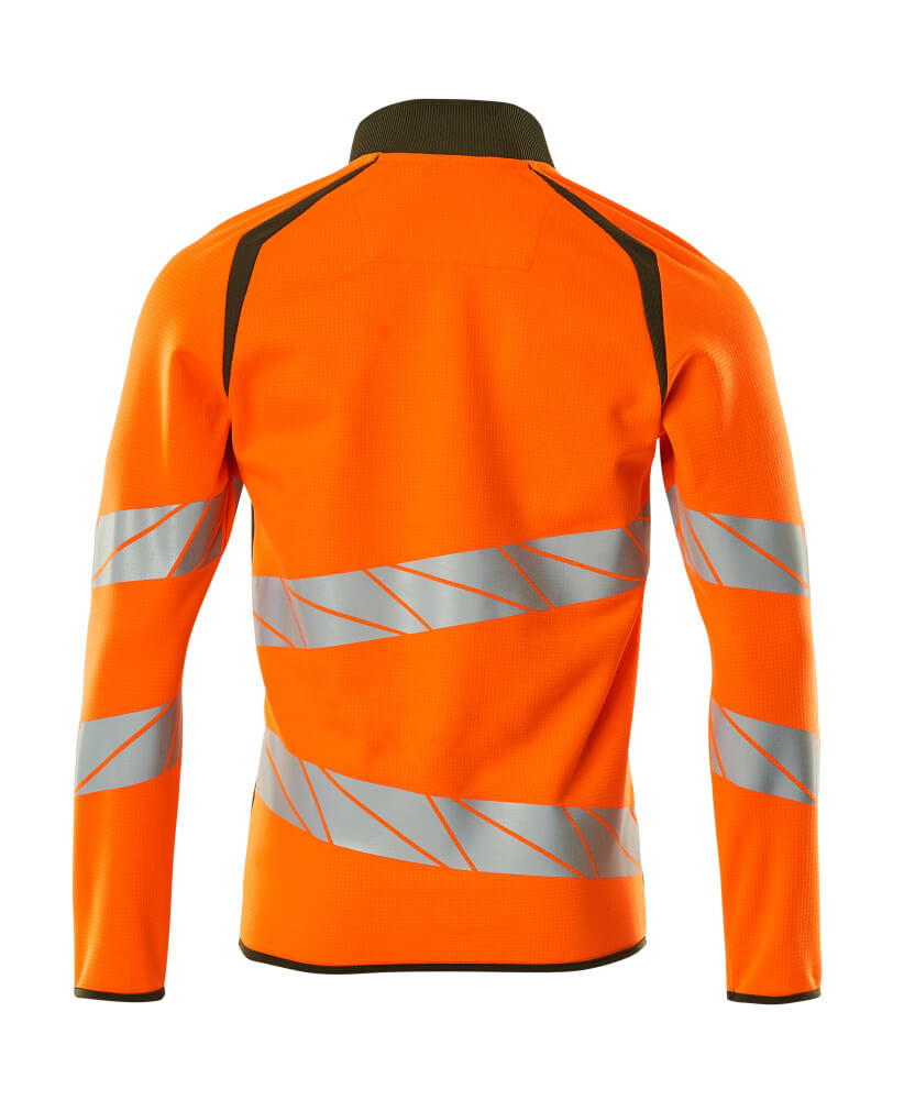 Svetari vetoketjulla - 19184-781 - hi-vis oranssi/sammaleenvihreä