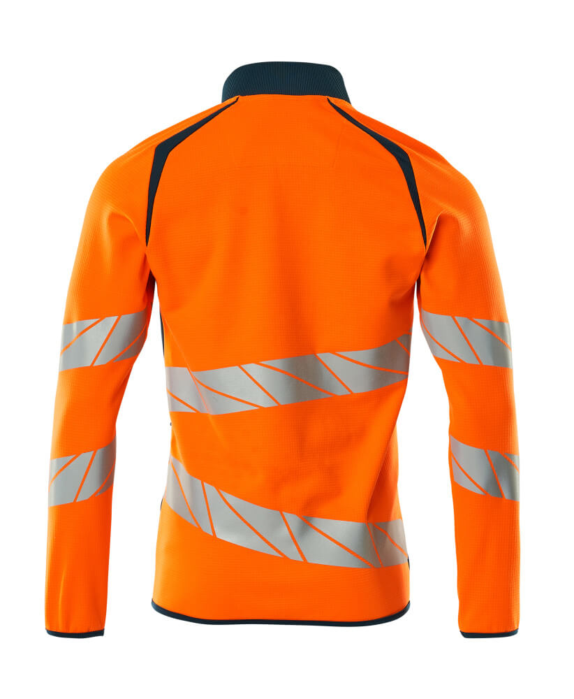 Svetari vetoketjulla - 19184-781 - hi-vis oranssi/tumma petrooli