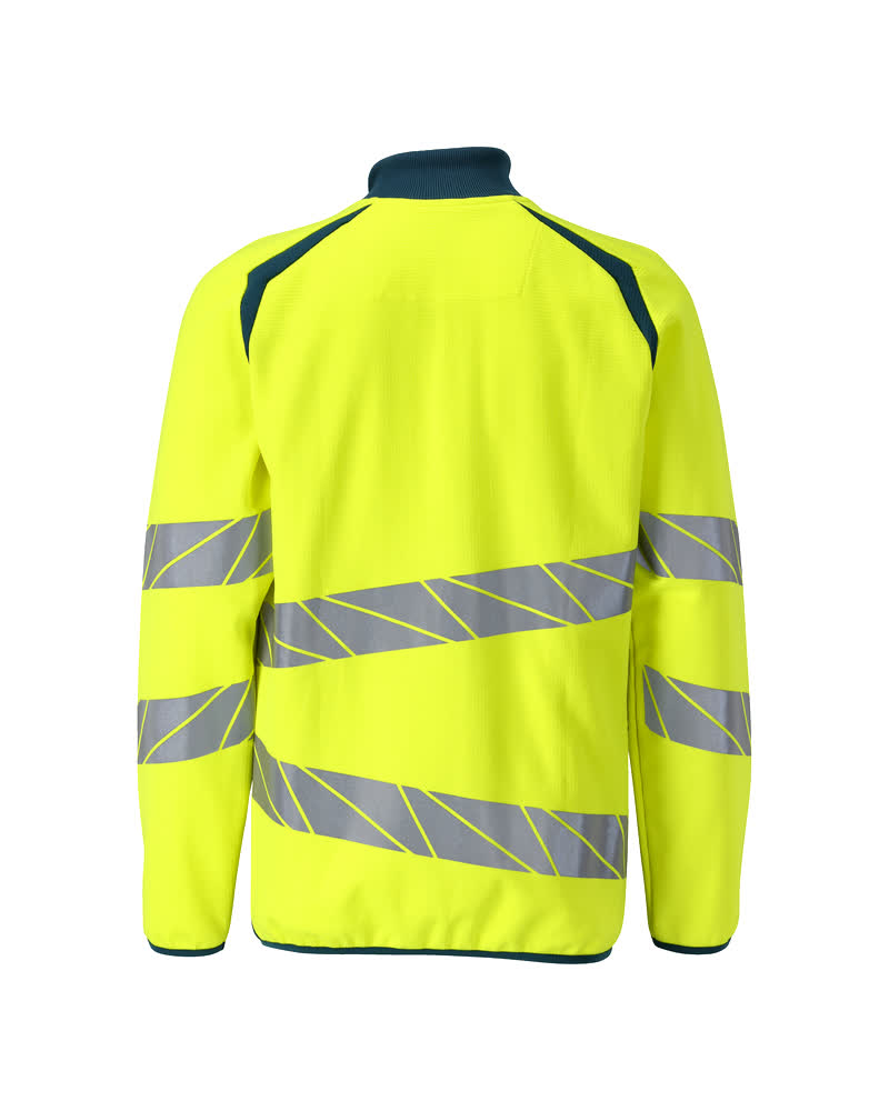 Svetari vetoketjulla - 19184-781 - hi-vis keltainen/tumma petrooli