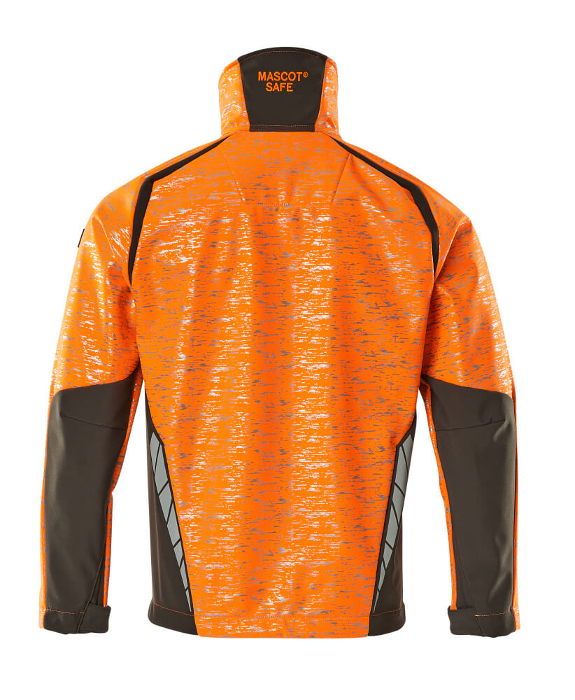 Softshell-takki - 19202-291 - hi-vis oranssi/tumma antrasiitti