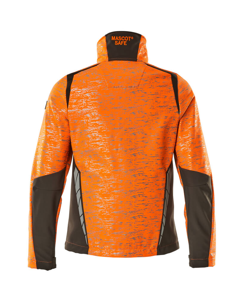Softshell-takki - 19212-291 - hi-vis oranssi/tumma antrasiitti