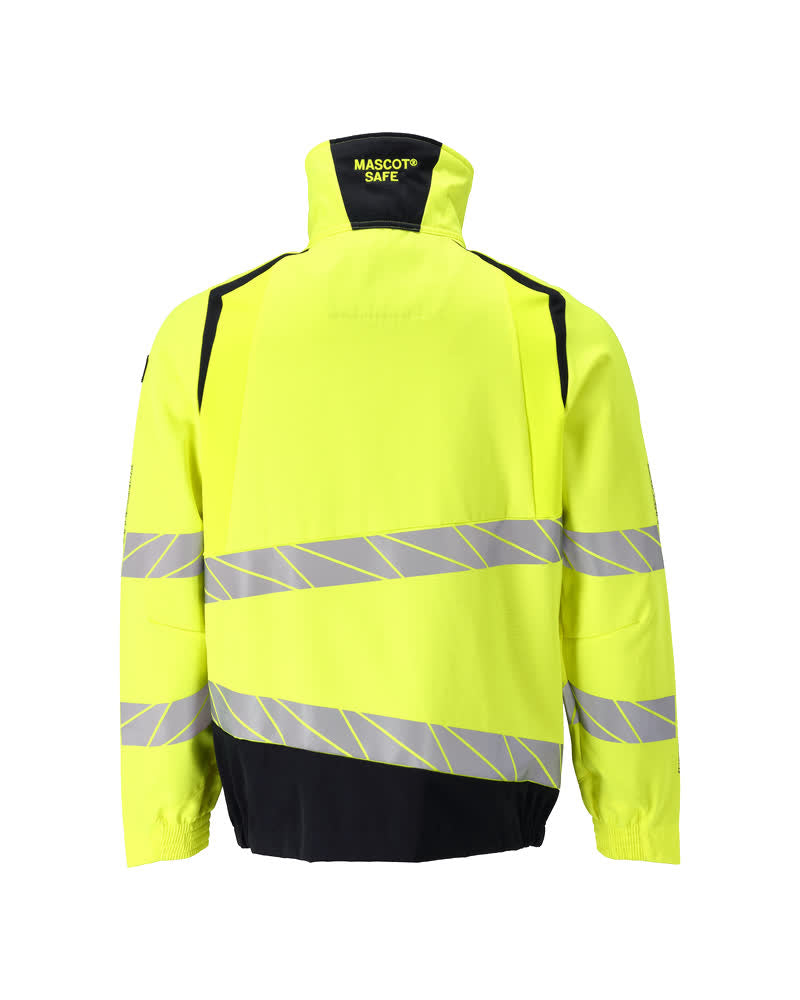 Takki - 19509-236 - hi-vis keltainen/tumma laivastonsininen