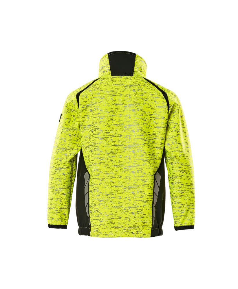Softshell-takki lapsille - 19902-291 - hi-vis keltainen/musta