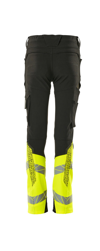 Housut lapsille - 19979-311 - musta/hi-vis keltainen