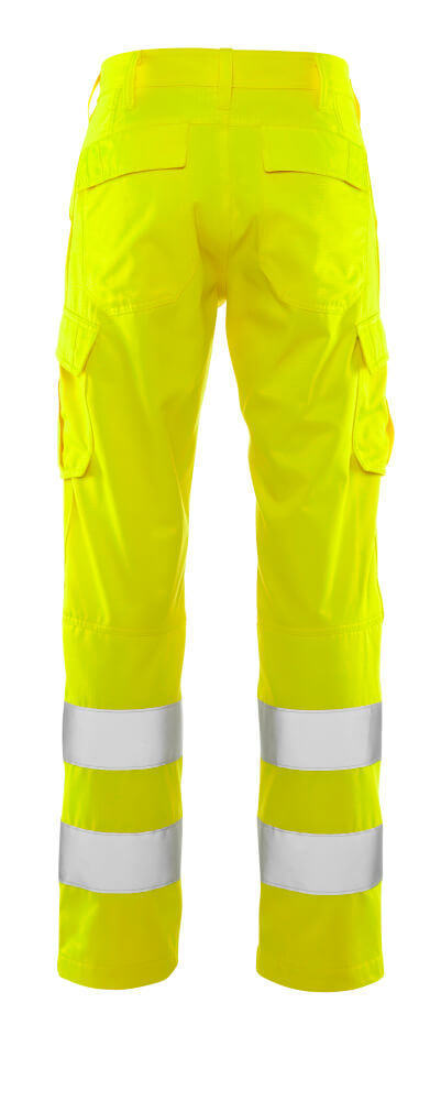 Housut, reisitaskuilla - 20859-236 - hi-vis keltainen