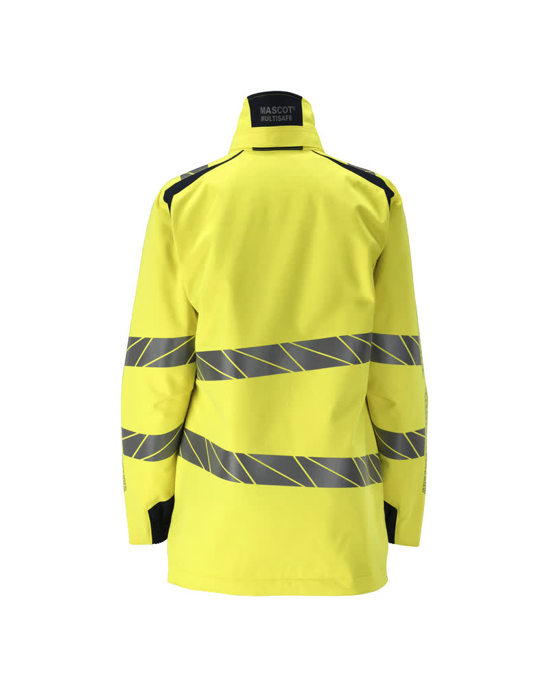 Talvitakki - 21045-292 - hi-vis keltainen/tumma laivastonsininen
