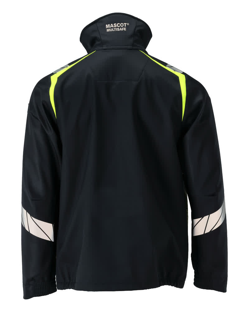 Softshell-takki - 21202-335 - tumma laivastonsininen/hi-vis keltainen