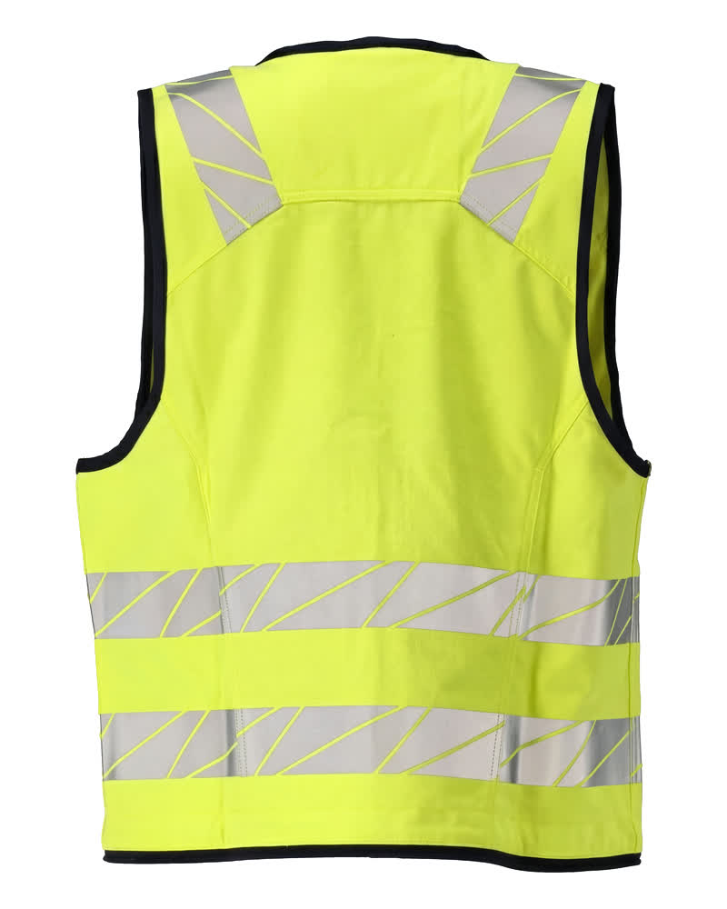 Työkaluliivi - 21389-281 - hi-vis keltainen/tumma laivastonsininen
