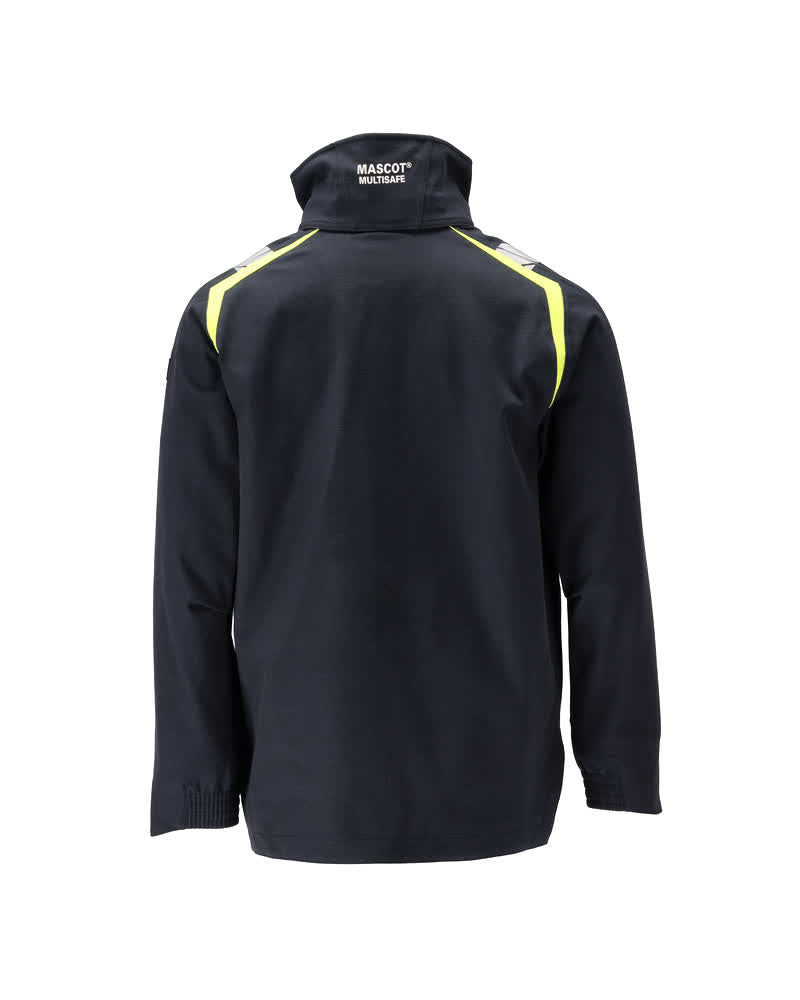 Kuoritakki - 21501-292 - tumma laivastonsininen/hi-vis keltainen