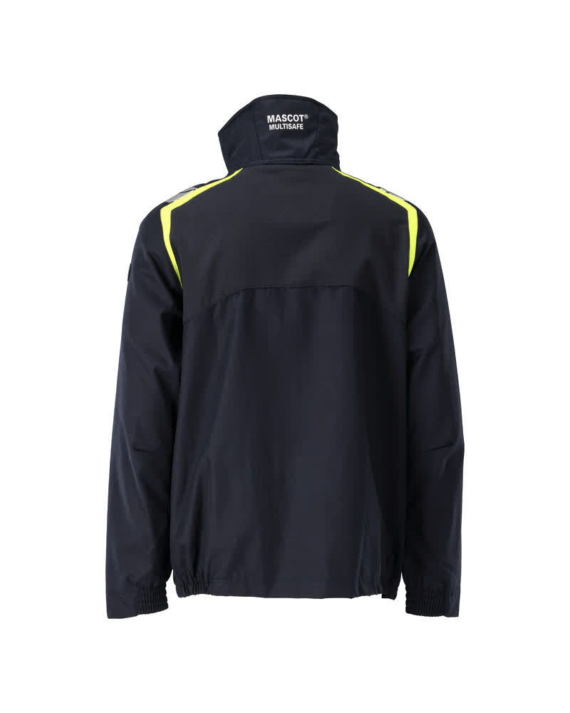 Takki - 21509-281 - tumma laivastonsininen/hi-vis keltainen