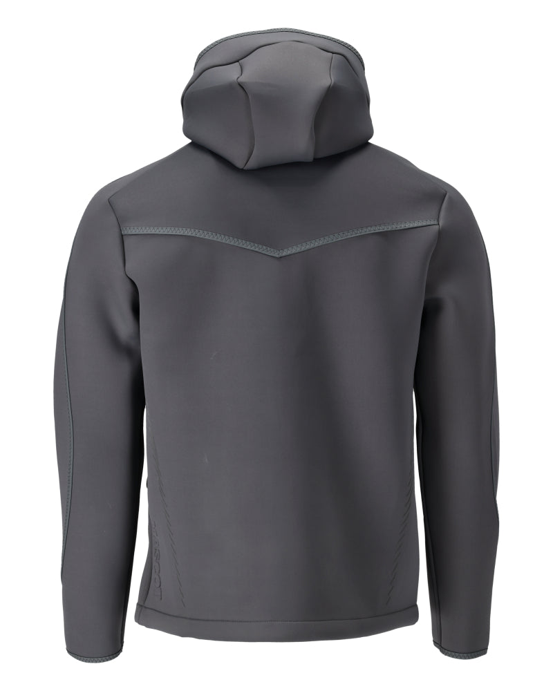 Softshell takki huppu - 22086-662 - kivenharmaa