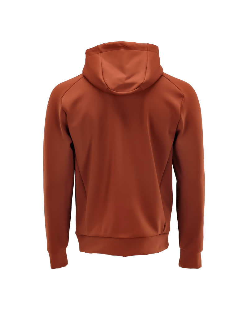 Fleece huppari - 22286-608 - syksynpunainen