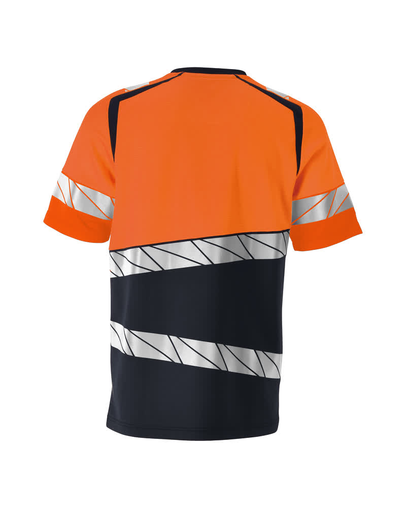 T-Paita - 25082-771 - tumma laivastonsininen/hi-vis oranssi