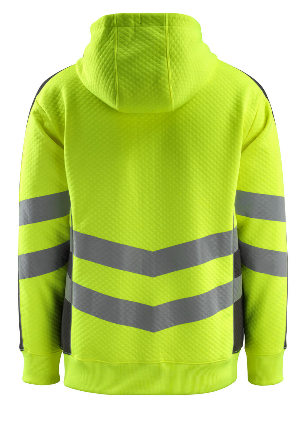 Huppari vetoketjulla - 50138-932 - hi-vis keltainen/tumma antrasiitti