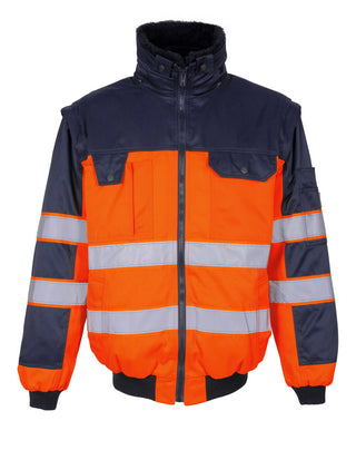 Pilottitakki - 00920-660 - hi-vis oranssi/tummansininen