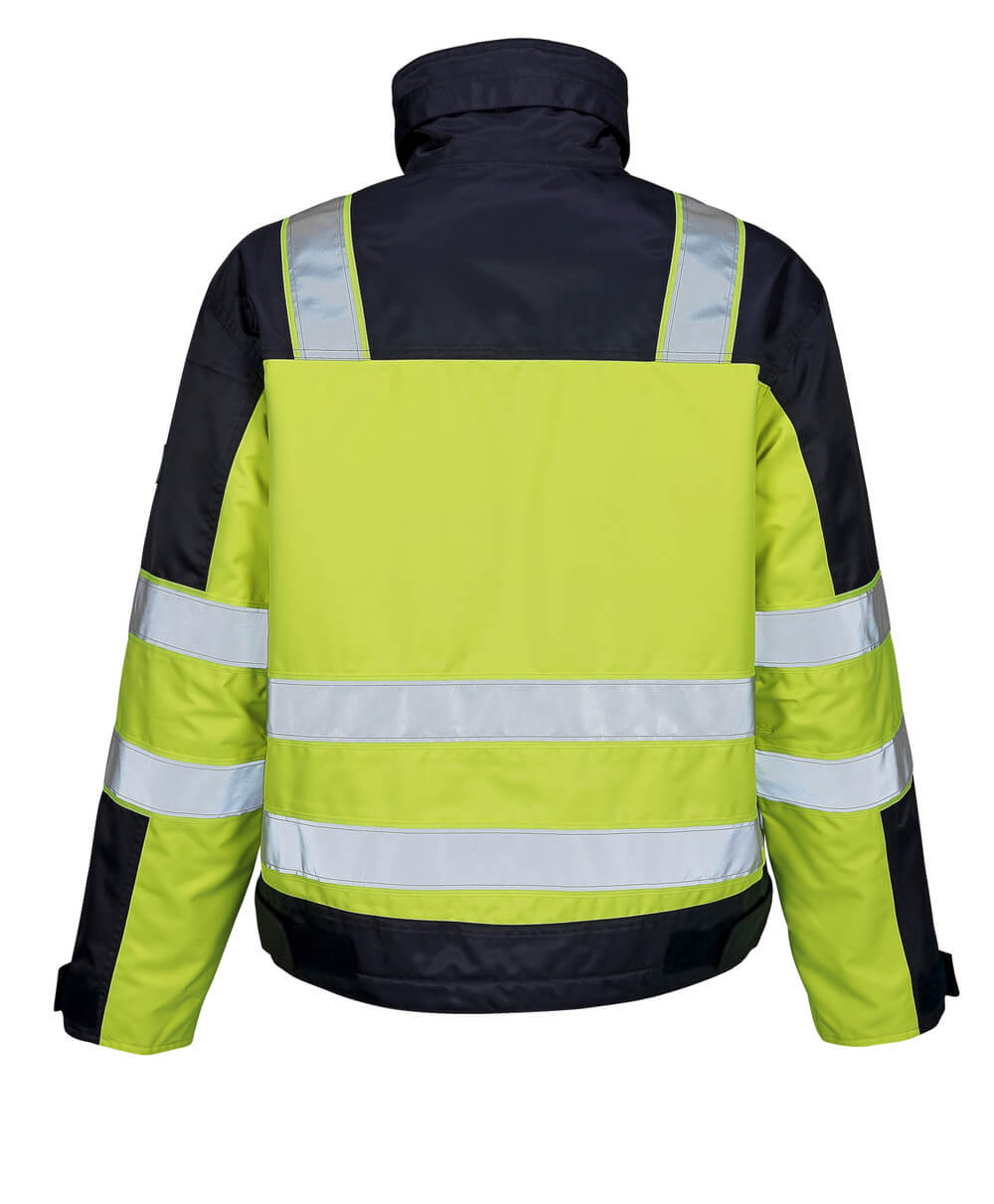 Talvitakki - 05023-880 - hi-vis keltainen/tummansininen