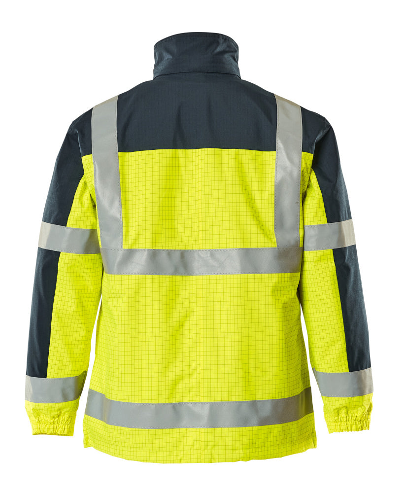 Parkatakki - 06831-064 - hi-vis keltainen/tummansininen