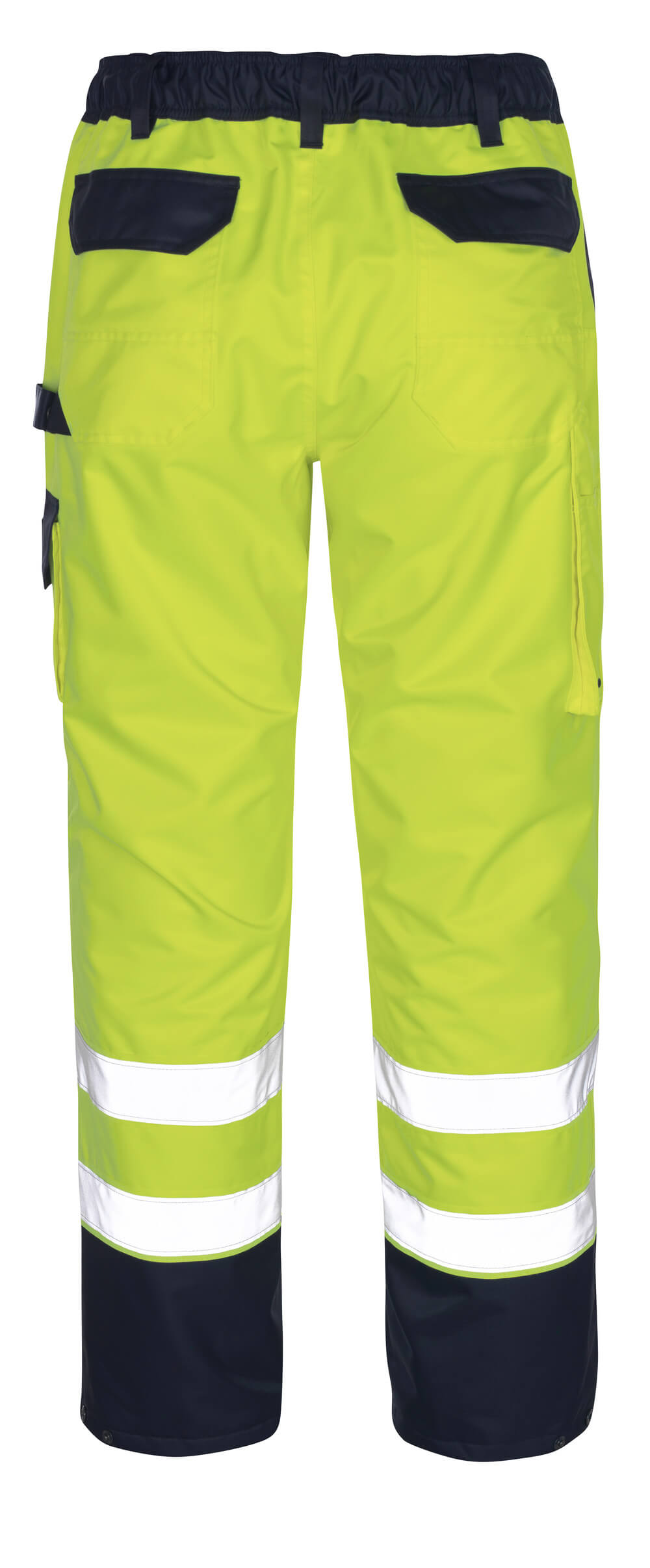 Päällyshousut - 07090-880 - hi-vis keltainen/tummansininen