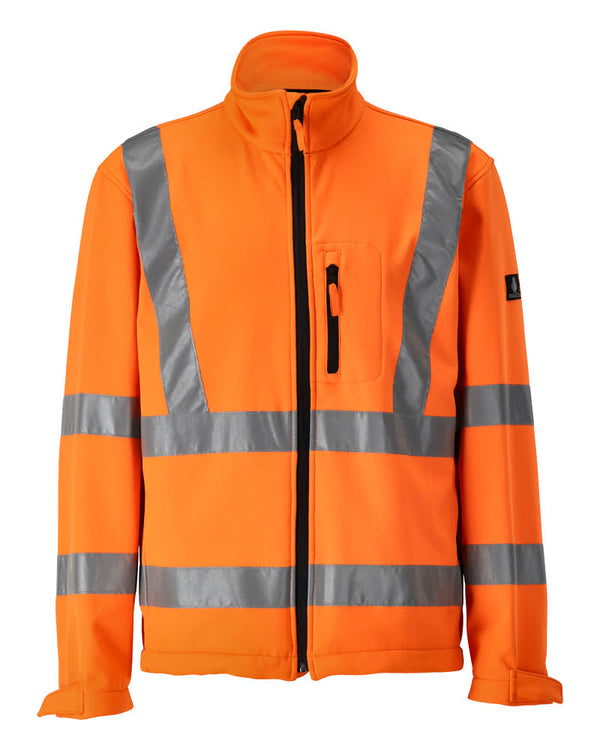 Softshell-takki - 08005-159 - hi-vis oranssi