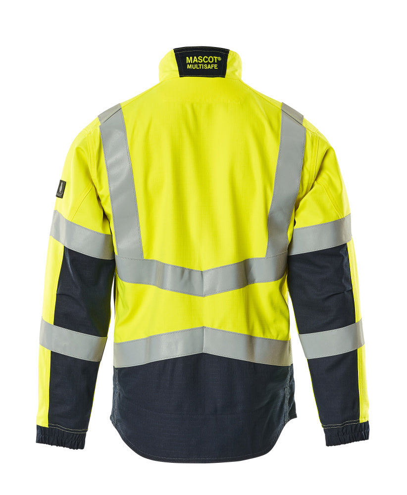 Takki - 13809-216 - hi-vis keltainen/tumma laivastonsininen