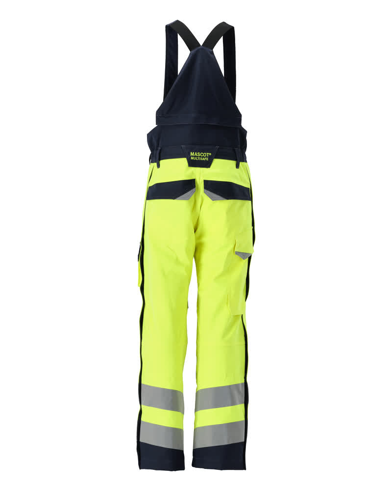 Talvihousut - 13892-217 - hi-vis keltainen/tumma laivastonsininen