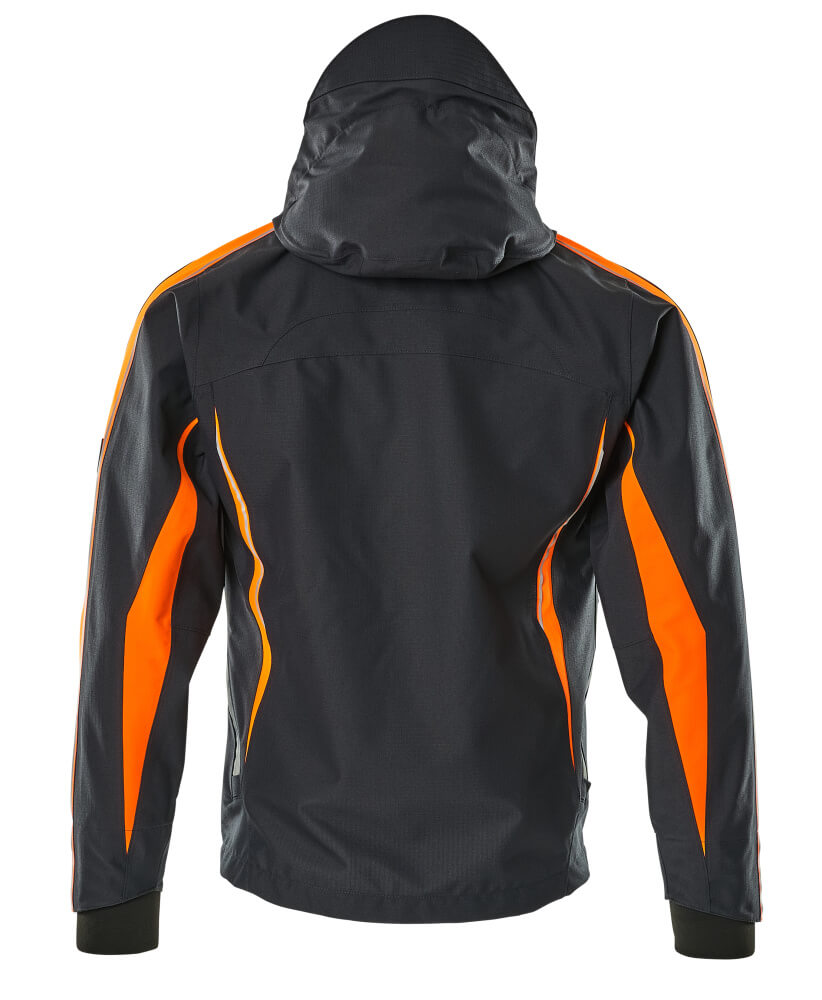 Kuoritakki - 15001-222 - tumma laivastonsininen/hi-vis oranssi