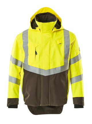 Kuoritakki - 15501-231 - hi-vis keltainen/tumma antrasiitti