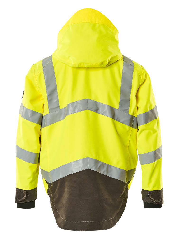 Kuoritakki - 15501-231 - hi-vis keltainen/tumma antrasiitti