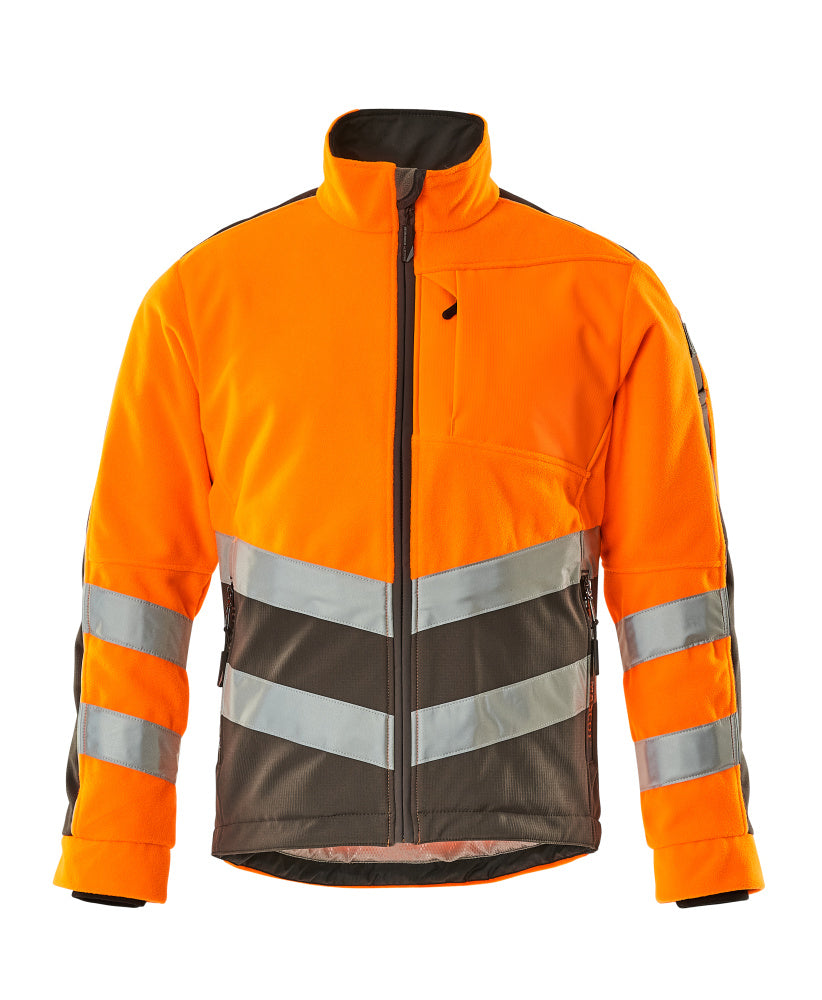 Fleece Takki - 15503-259 - hi-vis oranssi/tumma antrasiitti