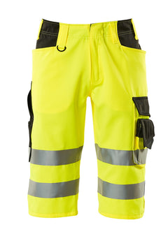 Shortsit, pitkät - 15549-860 - hi-vis keltainen/musta