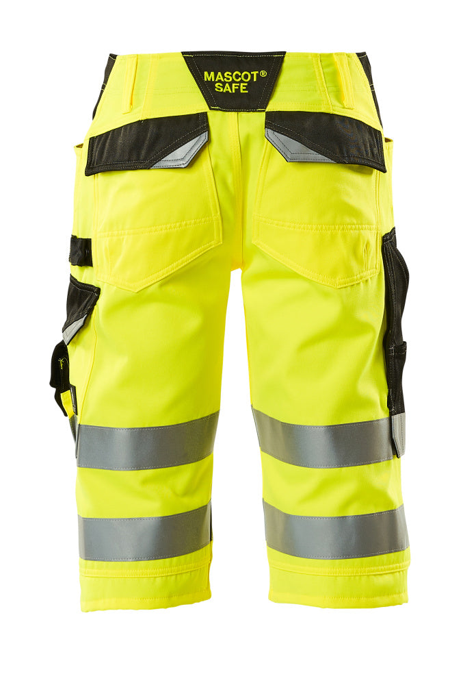 Shortsit, pitkät - 15549-860 - hi-vis keltainen/musta