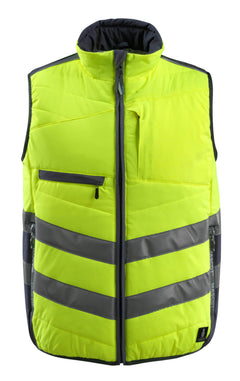 Talviliivi - 15565-249 - hi-vis keltainen/tumma laivastonsininen