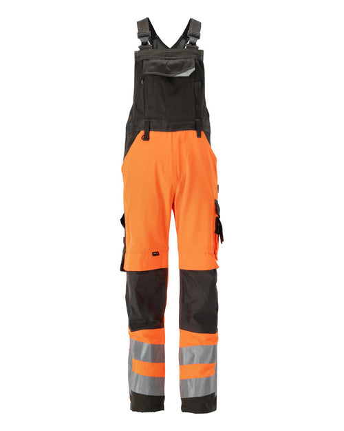 Avohaalari polvitaskuilla - 15569-860 - hi-vis oranssi/tumma antrasiitti